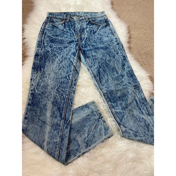 Carmar Womens Jeans Acid Washed 5 Pockets Belt Loops Stretch Denim Size 25 - Picture 2 of 11